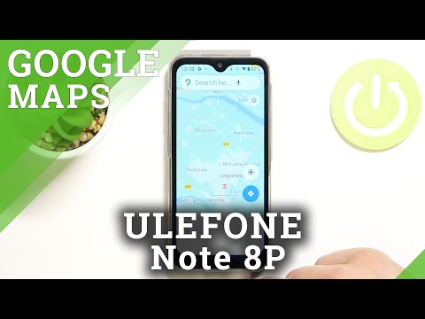 ULEFONE Note 8P and Google Maps Features - Set Work & Home Locations