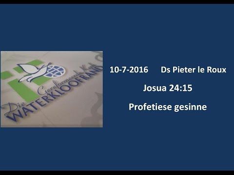 Josua 24:15 - Profetiese gesinne