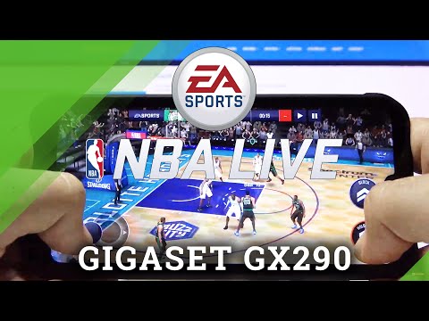 NBA Mobile Gameplay in Gigaset GX290 – NBA Game Test
