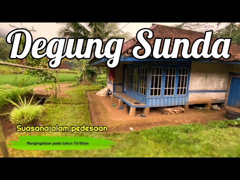 Degung Sunda Pernikahan Cocok diputar Sambil Ngopi di Rumah Panggung Pedesaan, sambil Bernostalgia