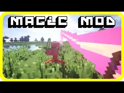 DUME85 - Minecraft [1.7.10]: Magic mod showcase! wands crazy spells and fairy angel wings | Japanese mod!