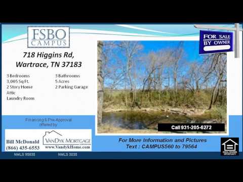 718 Higgins Road Wartrace TN 37183