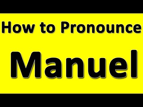 How to Pronounce Manuel