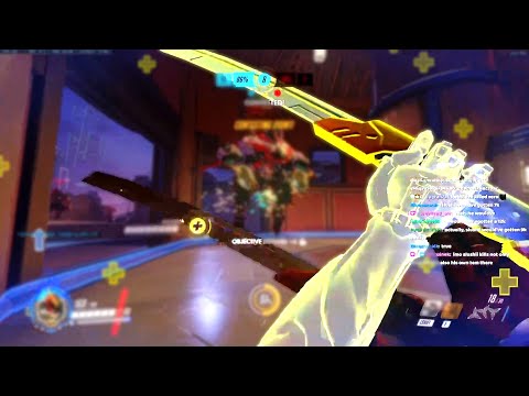 Necros #1 Genji in the World! 38 elims! [ Overwatch Season 35 Top 500 ]