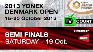 SF (TV Court) - WD - R.Kakiiwa / M.Maeda vs C.Pedersen / K.Rytter Juhl - 2013 Yonex Denmark Open