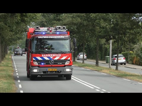 [Cobra Cutter 124030] Brandweer met spoed naar een Vrachtwagenbrand in Velsen-Zuid