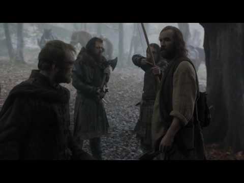 game of thrones The Hound meet the Brotherhood Join the Band