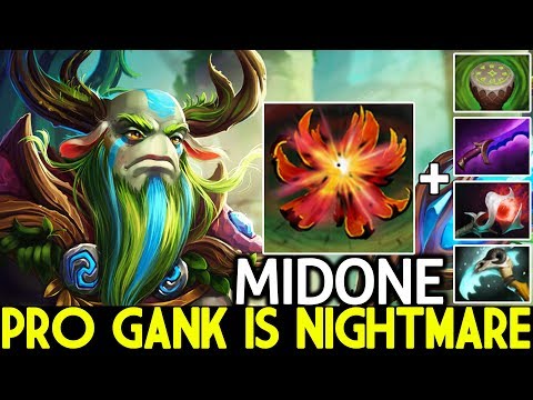 MIDONE [Natures Prophet] When Pro Mass Gank is Nightmare Raid Boss 7.23 Dota 2