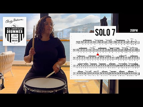 Learn this Solo: Solo #7 - 150 Rudimental Solos - Charley Wilcoxon (Fast and Slow)