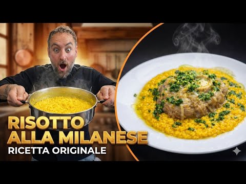 Il Risotto alla Milanese Originale con Ossobuco e Gremolata – La Tradizione che Spacca 🇮🇹 