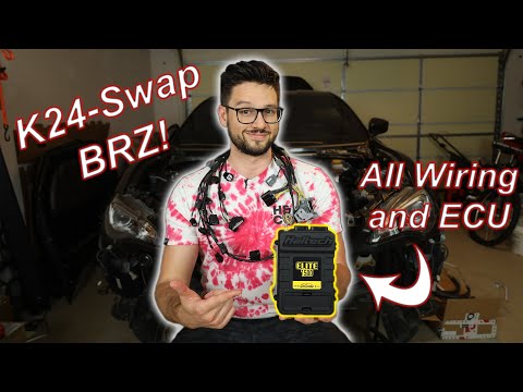 K24 Swap BRZ Part 18 - KPower Wiring Harness and Haltech ECU