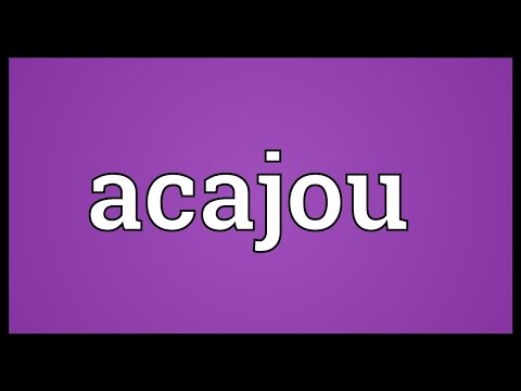 Acajou Meaning