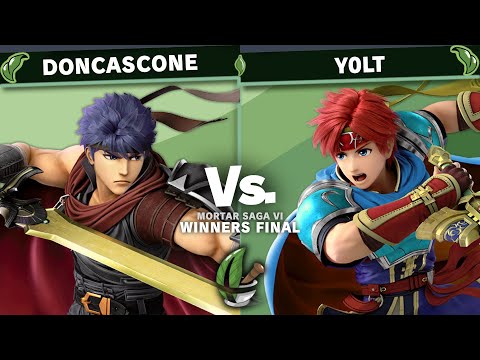 Mortar Saga VI - DonCascone (Ike, Corrin) Vs y0lT (Roy) - Winners Final