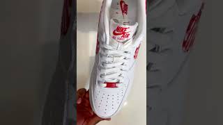 Nike Air Force 1 Gingham Mystic Red DZ2784 101 #af1 #shorts