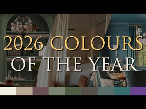 2026 COLOUR TRENDS in Interior Design | Neutrals, Jewel Tones & Modern Greens
