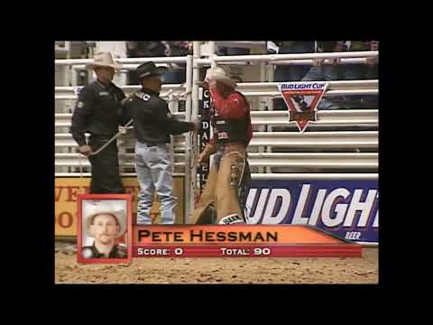 Panhandle Slim bucks Pete Hessman - 00 PBR Ft. Worth