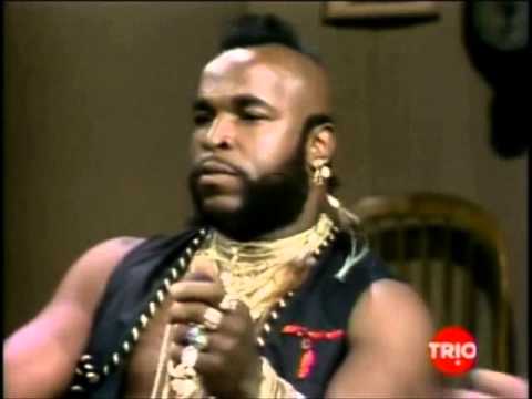 Mr T SPEAKING TRUTH ON THE LETTERMAN SHOW