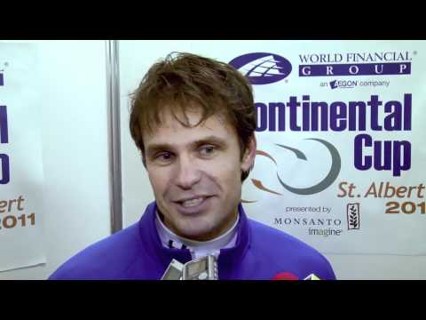 2011 WFG Continental Cup of Curling Draw 11 Media Scrum