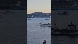 OVATION OF THE SEAS arrives at Hobart, Tasmania #royalcaribbean #ovationoftheseas #travel #cruise