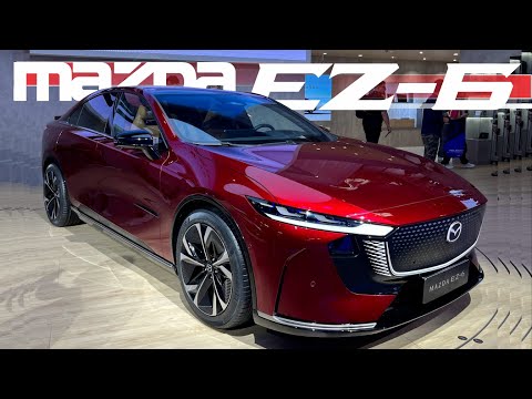 New Mazda EZ-6 Debuts as EV,  PHEV With RWD | 2024 Beijing Auto Show