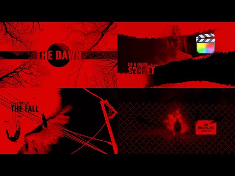 Thrilling Intro Modular Template for Apple Motion & Final Cut Pro — MotionVFX