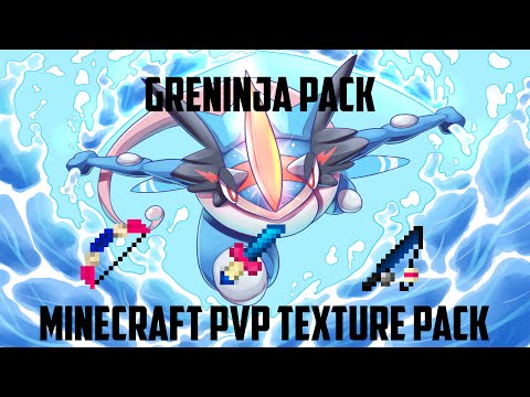 RRR222 - Minecraft Pokemon PvP Texture Pack Release::Greninja Pack 1.7/1.8+ UHC/Kohi/SG FPS+++