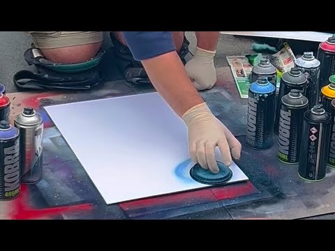 Street Artist Painting Live | Amazing Speed Art in Public