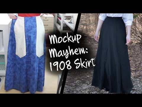 Mockup Mayhem - 1908 Skirt