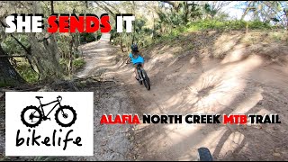 Girl shred North Creek