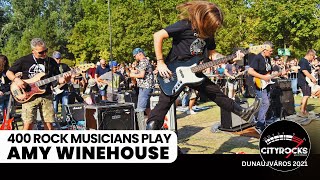 Rock Flashmob Show: 400 musicians play Amy Winehouse – Rehab! (CITYROCKS)