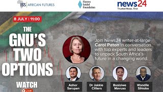 WATCH LIVE | The GNU's two options: What is South Africa’s future in a changing world?