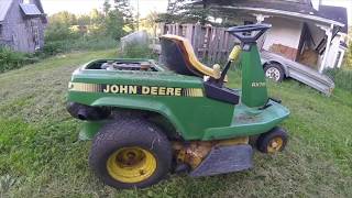 REVIEW: Vintage John Deere RX75 from the 1980s - Restored somewhat