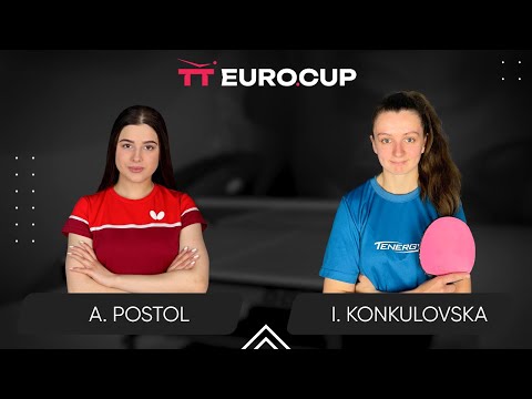 12:25 Anastasiia Postol - Iryna Konkulovska 20.08.2024 TT Euro.Cup Women Ukraine Master Table 4