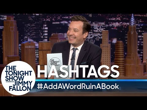 Hashtags: #AddAWordRuinABook