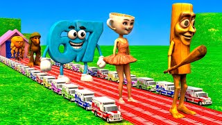 Long Slide Game With Elephant Gorilla Buffalo Hippopotamus Tiger 3d Animal Game Funny 3d Animals