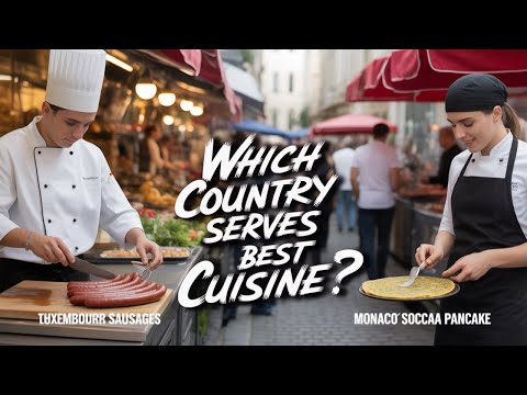 LUXEMBOURG vs MONACO Food Tour in 4K | Which Country Serves the Best Cuisine?
