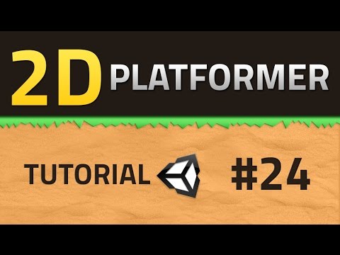 24. How to make a 2D Platformer - MENU - Unity Tutorial