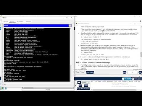 2.1.4.6 Packet Tracer - Navigating the IOS