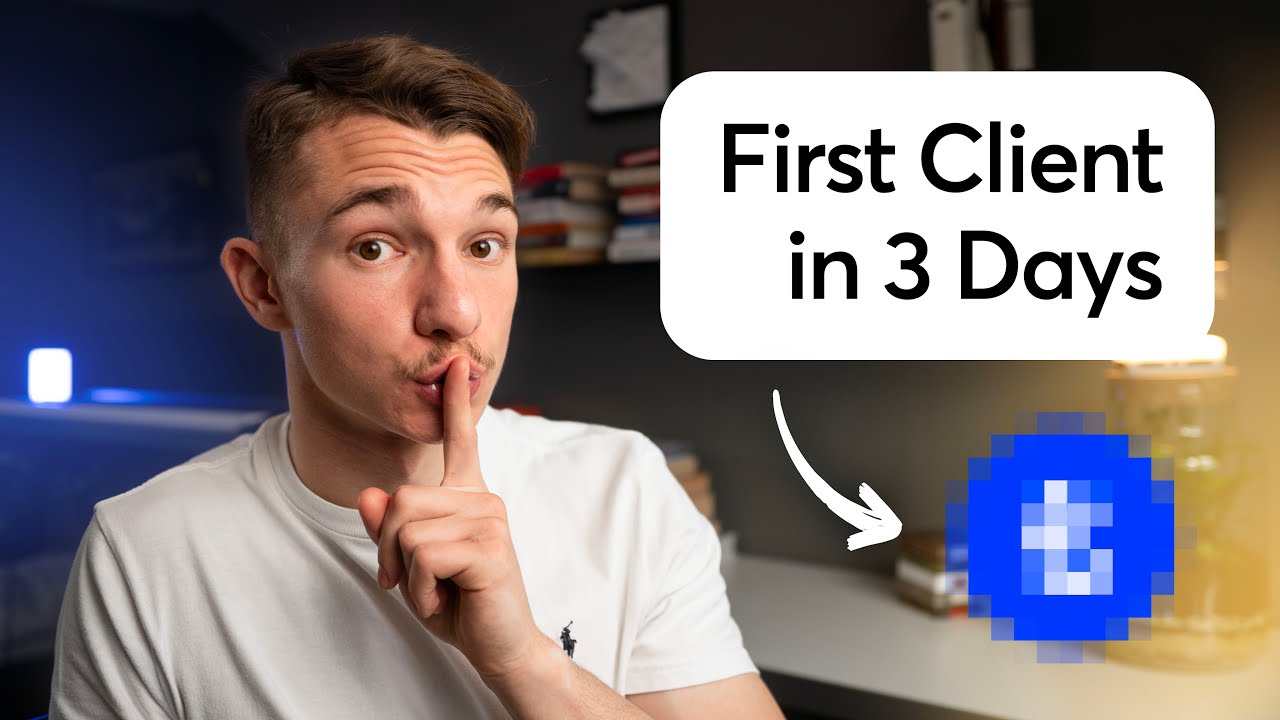 How to land your FIRST Web Design Client in 3 Days (1 Hour of work)