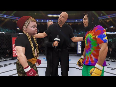Hasbulla vs. Bob Marley - EA Sports UFC 4 - Crazy UFC 👊🤪