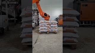 Palettierroboter PR1000 mit Greifer. bis 1000 Sack/h