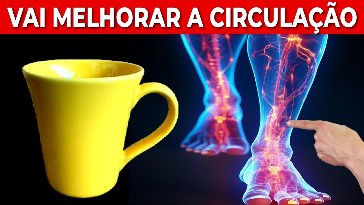 1 xícara... Aumenta o fluxo sanguíneo e a circulação nas pernas e pés!
