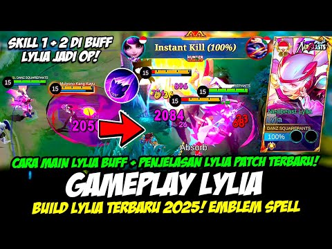 CARA MAIN LYLIA BUFF❗TIPS LYLIA SAKIT + SPAM SKILL❗BUILD LYLIA TERBARU❗GAMEPLAY LYLIA SEASON 39