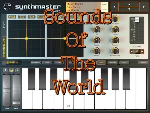 SynthMaster Player - The Beautiful SOUNDS OF THE WORLD Pack -  iPad Demo