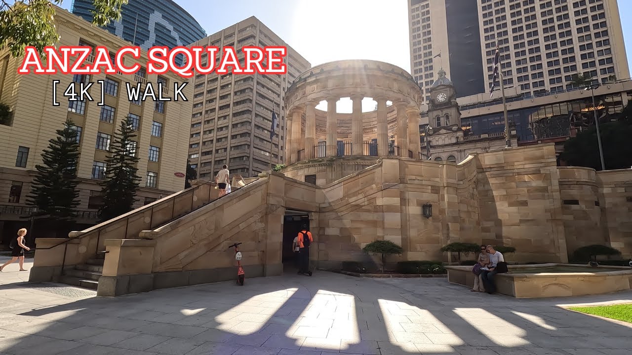 Experience a virtual stroll through ANZAC Square.