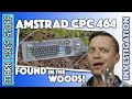 an amstrad cpc 464 that was found in the woods... retro computing hell.