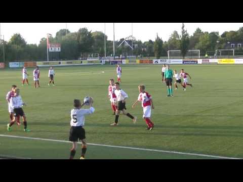 Isaiah Ahmed bekerwedstrijd VV De Meern JO12-1 -  UVV JO12-1 (0-3)