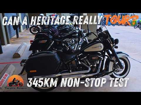 345km Non-Stop at 50 Years Old: Is the Harley Heritage Softail Really Good Enough to Tour?
