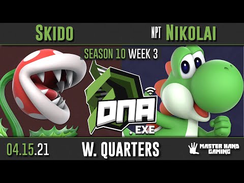 DNA.EXE S10:W3 - Skido (Piranha Plant) Vs. NPT | Nikolai (Isabelle, Yoshi) - W Quarterfinals
