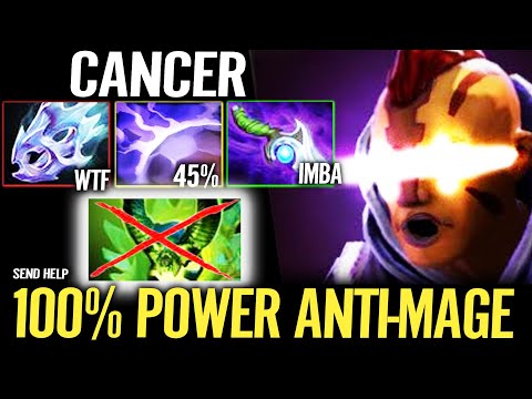 MAX Power Anti-Mage 7.33 Dota 2 - RIP Magic 100% Counter with Diffusal Blade